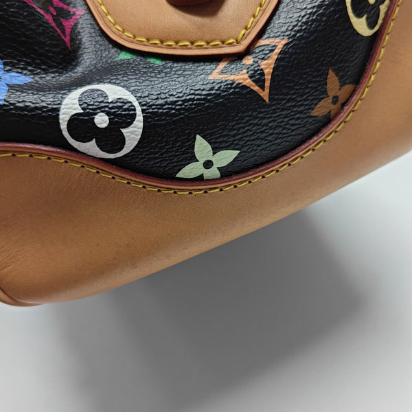 LV × TM CLAUDIA Monogram Coated Canvas Black