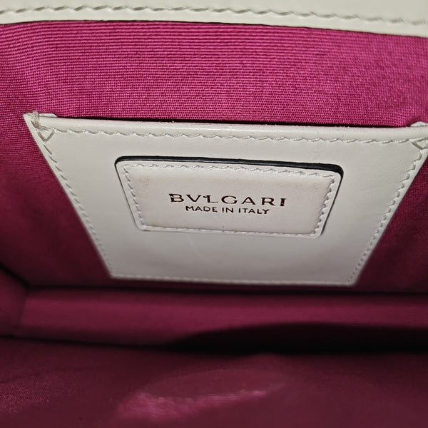 SERPENTI FOREVER Small Calfskin White