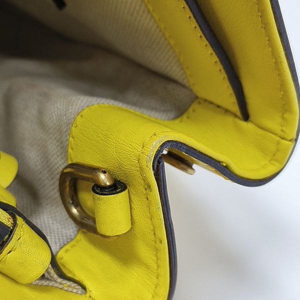 Bright Bit Patent Leather Yellow