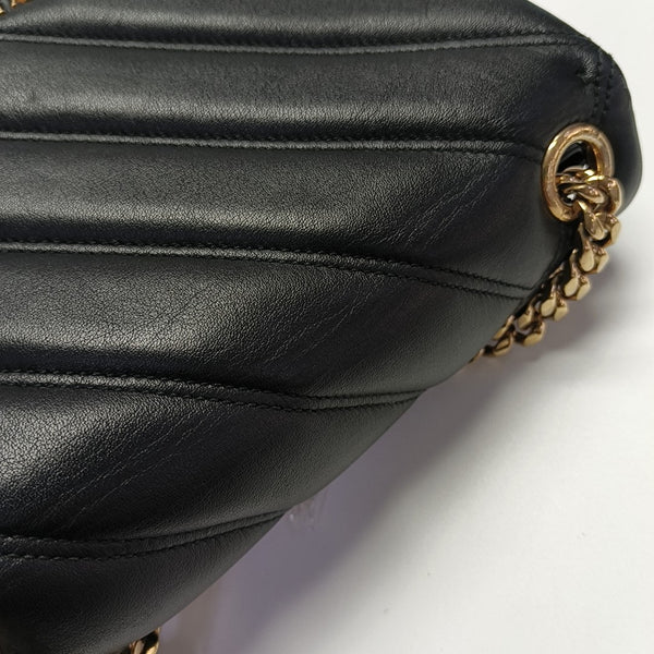 SERPENTI CABOCHON Small Quilted Calfskin Black