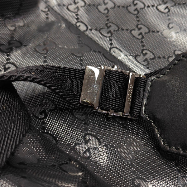Signature Monogram Coated Canvas Black