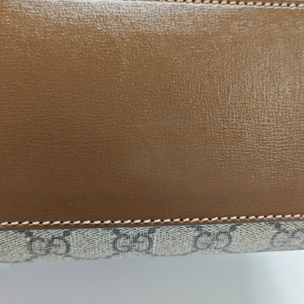 GG Multicolor Monogram Coated Canvas Beige