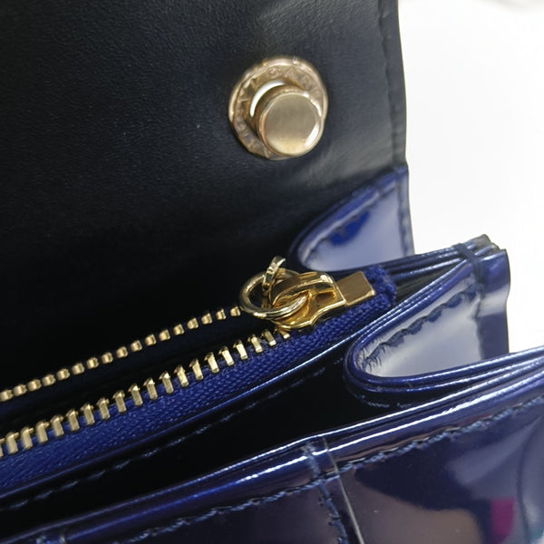SERPENTI FOREVER Medium Patent Leather Blue