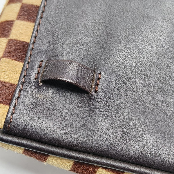 GAZELLE Damier Ebene Horsehair Brown