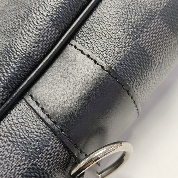 TADAO MM Damier Graphite Coated Canvas Gray