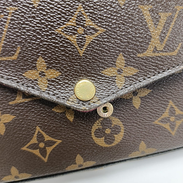 FÉLICIE Monogram Coated Canvas Brown