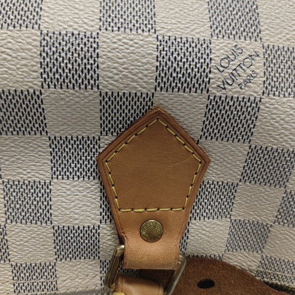 SPEEDY 30 Lona Damier Azur Revestida Blanca