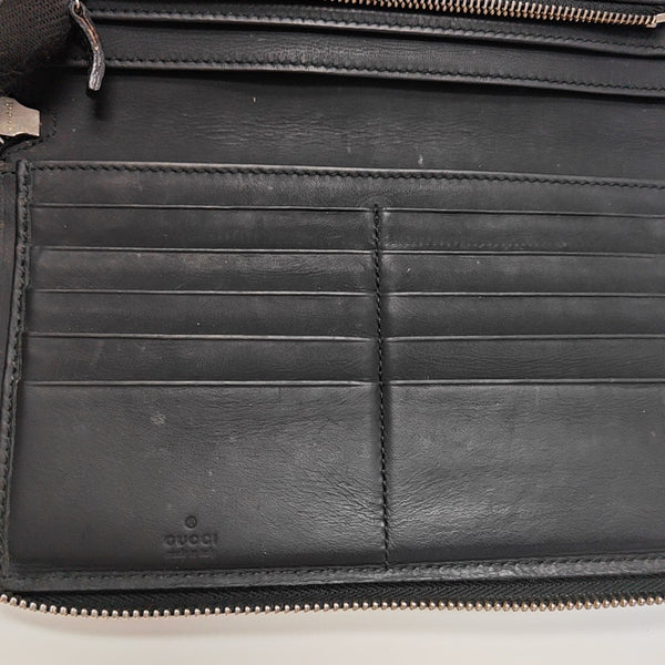 Monogram Calfskin Wallet Black