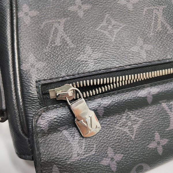 TAIGARAMA Monogram Coated Canvas Black