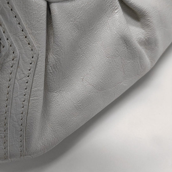 Le Cagole Mini Calfskin White