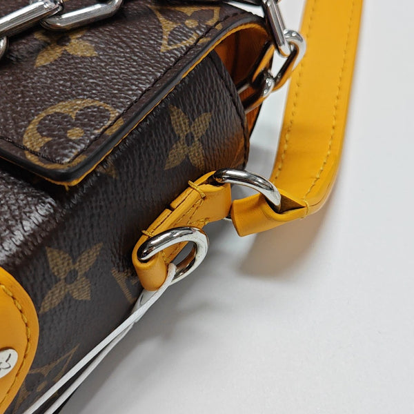SOFT TRUNK Mini Monogram Coated Canvas Brown