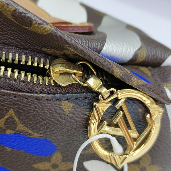 BUMBAG Monogram Coated Canvas Brown