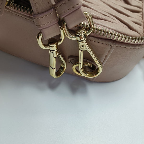 Quilted Lambskin Shoulder Bag Pink