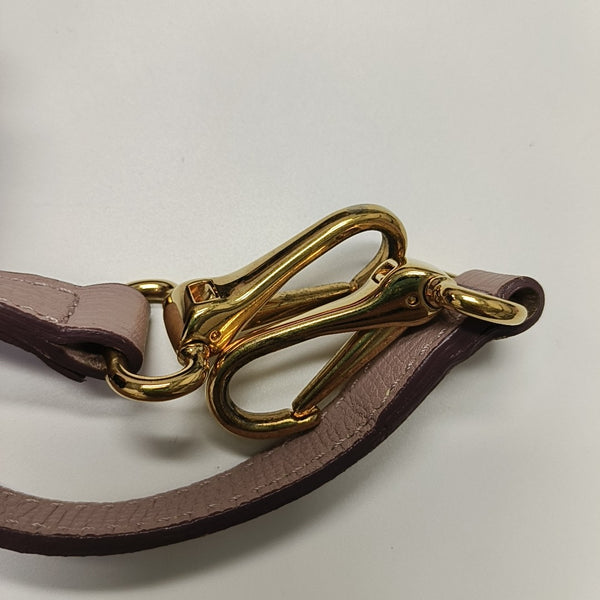The Banner Medium Calfskin Pink