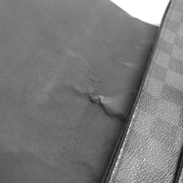 DISTRICT MM Damier Graphite Coated Canvas Gray