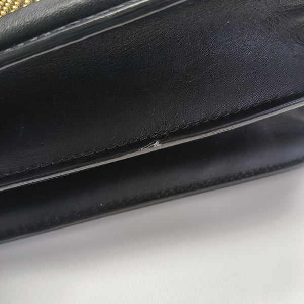 Calfskin Shoulder Bag Black