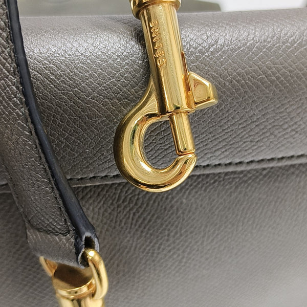 BELT Mini Calfskin Gray