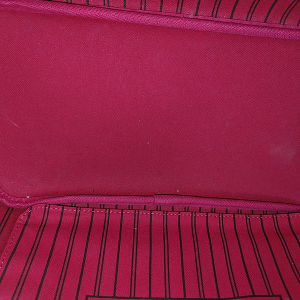 NEVERFULL MM Monogram Coated Canvas Brown