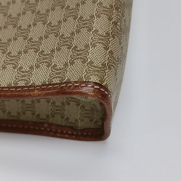 MACADAM CLUTCHES Coated Canvas Beige
