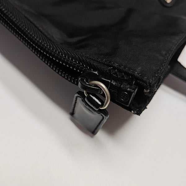 Nylon Top Handle Bag Black