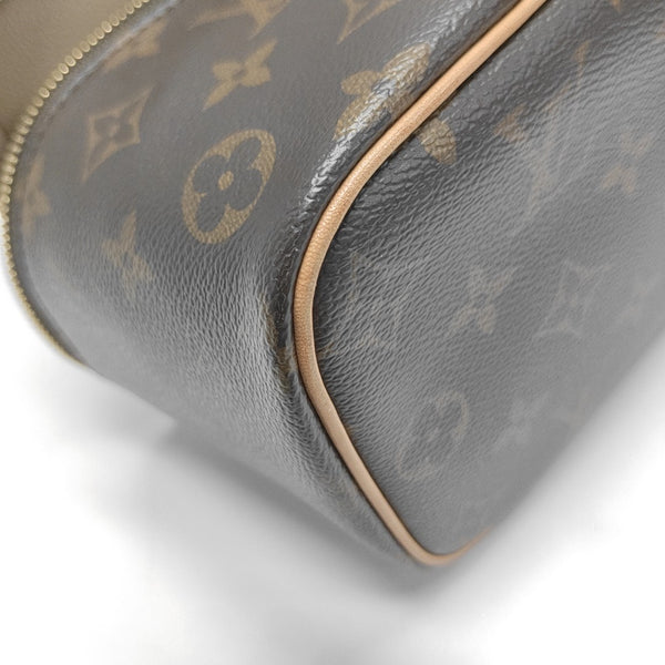 NICE Mini Monogram Coated Canvas Brown