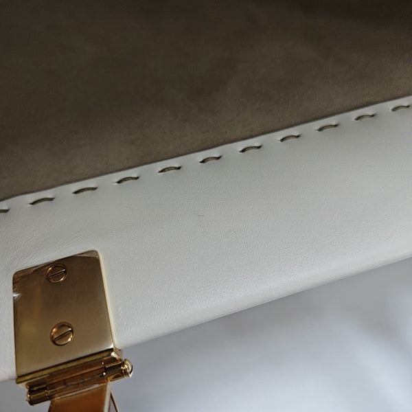 Sunshine Medium Calfskin White