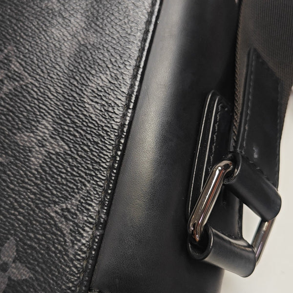 VOYAGER PM Monogram Coated Canvas Black