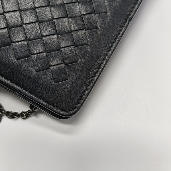Lambskin Shoulder Bag Black