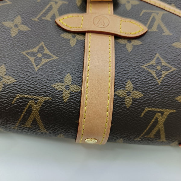 SAUMUR BB Monogram Coated Canvas Brown