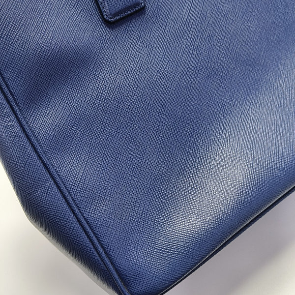 Galleria Large Saffiano Calfskin Blue