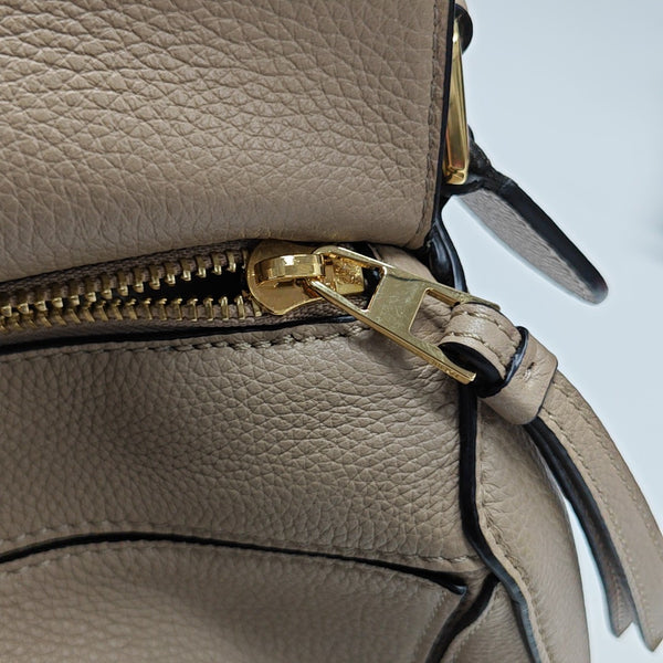Puzzle Small Calfskin Beige