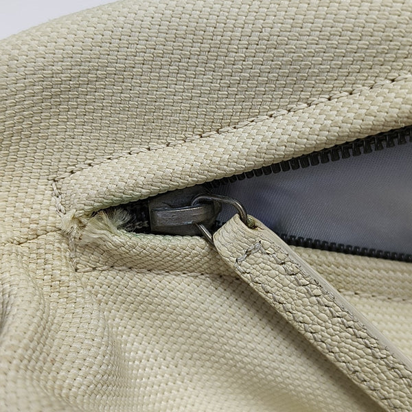PARIS BIARRITZ Quilted Coated Canvas Gray