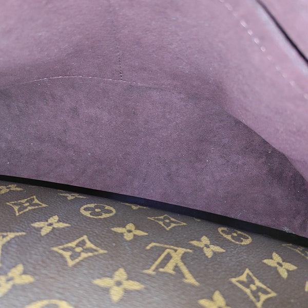 MONTAIGNE GM Monogram Coated Canvas Brown
