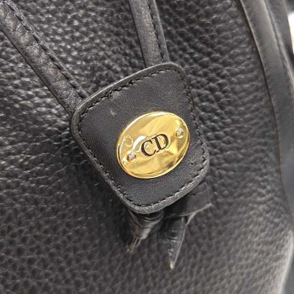 Calfskin Bucket Bag Black