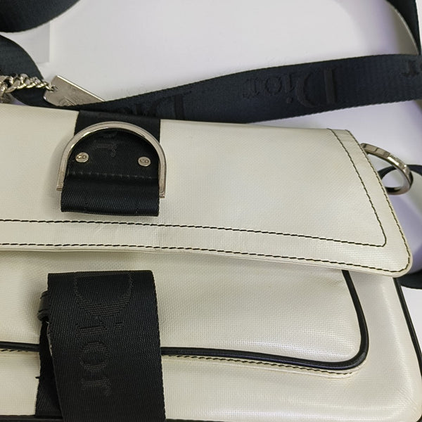 Calfskin Shoulder Bag White