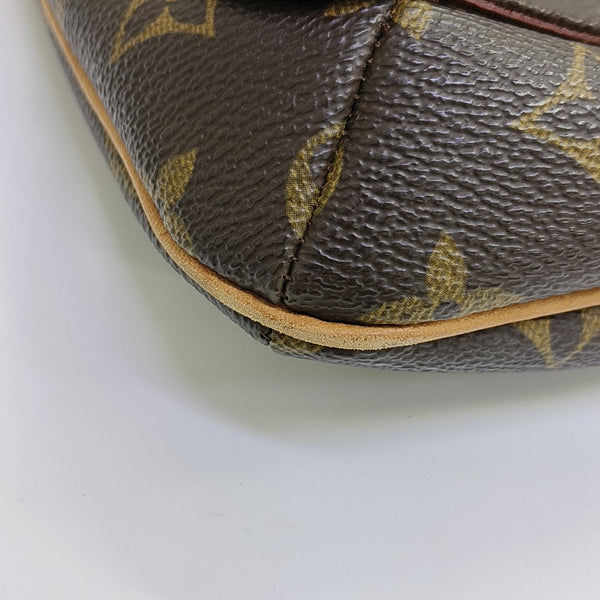 MUSETTE TANGO Monogram Coated Canvas Brown