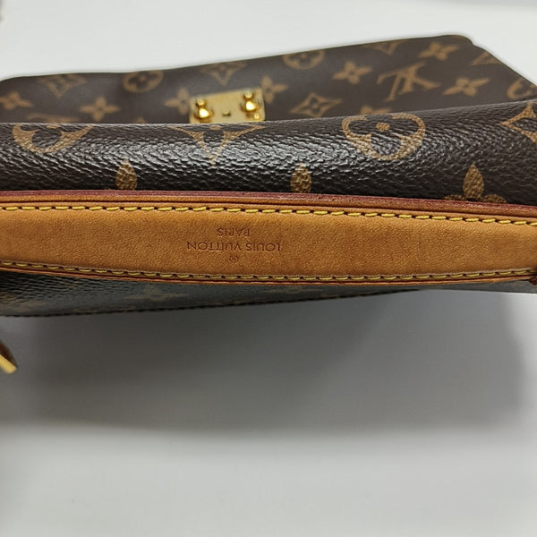 MÉTIS MM Monogram Coated Canvas Brown