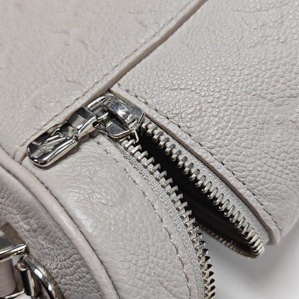 Vanity Chain Pouch Mini Monogram Calfskin Gray
