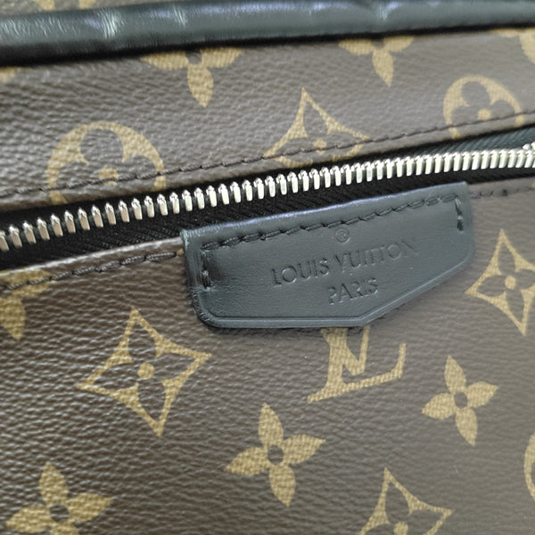 JOSH Monogram Coated Canvas Brown