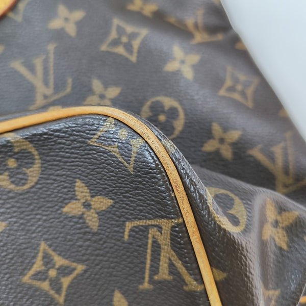 PALERMO GM Monogram Coated Canvas Brown