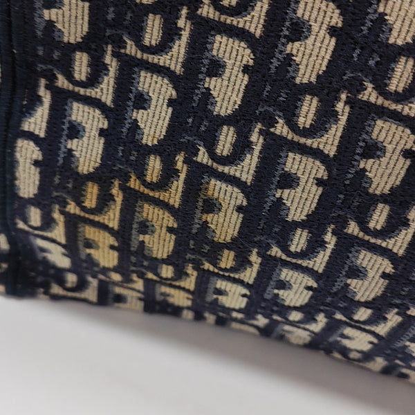 Book Tote Large Oblique Canvas Blue