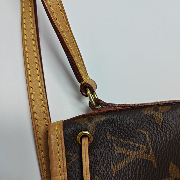 NÉONOÉ Nano Monogram Coated Canvas Brown