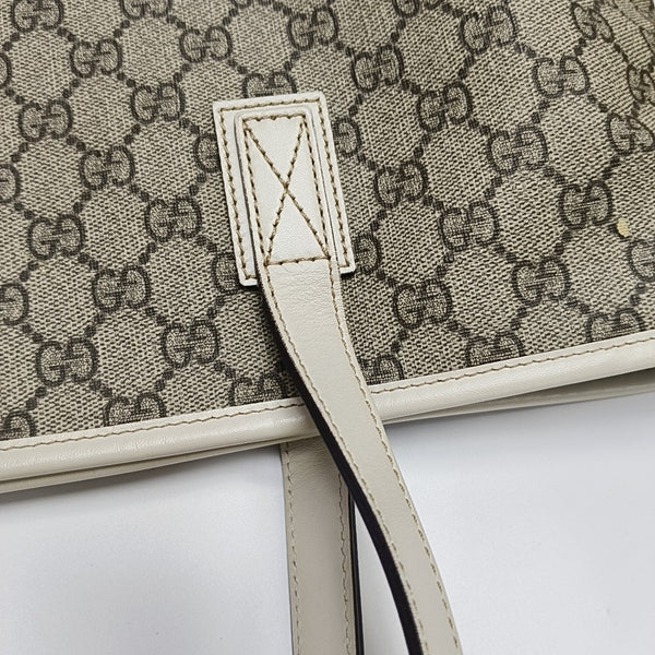 GG Imprime Monogram Coated Canvas Beige