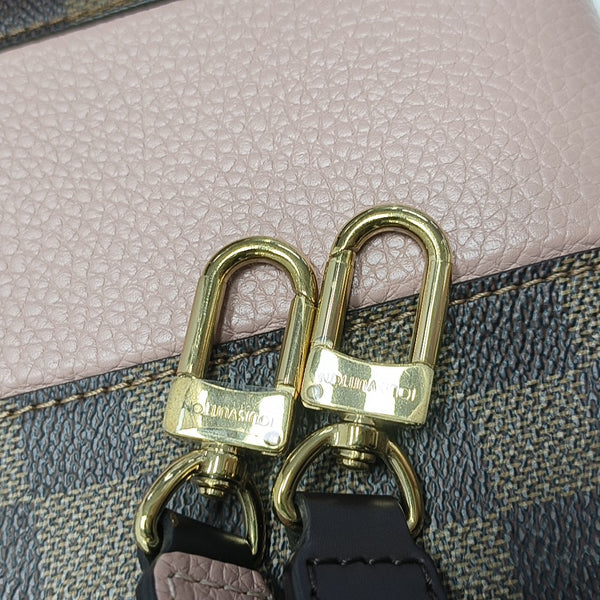 BOND STREET BB Damier Ebene Coated Canvas Brown