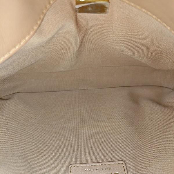 Suppletwins Small Quilted Calfskin Brown