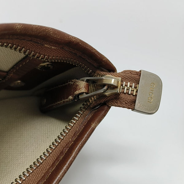 Monogram Coated Canvas Shoulder Bag Brown