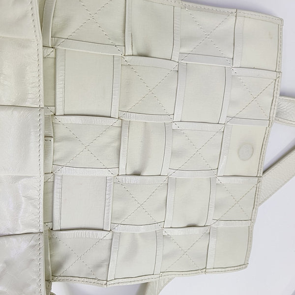 Cassette Medium Calfskin White
