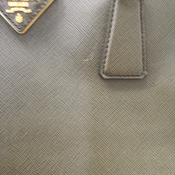 Galleria Extra Large Saffiano Calfskin Green