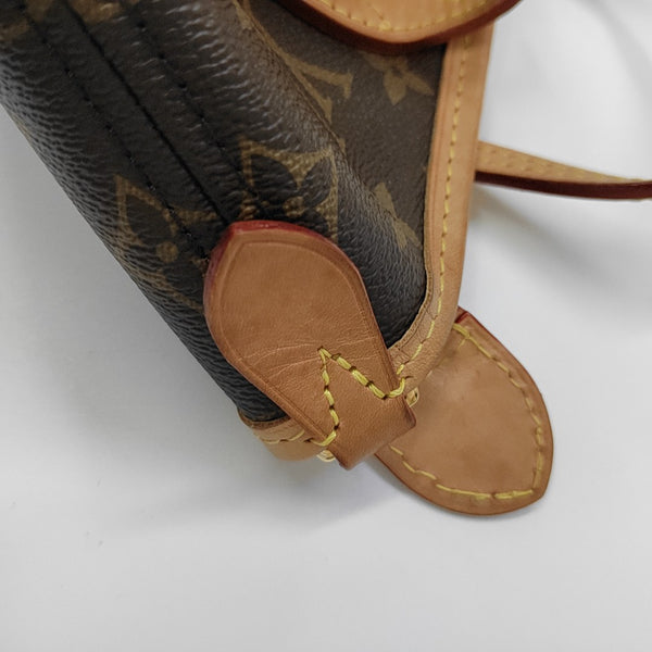 NEVERFULL BB Monogram Coated Canvas Brown