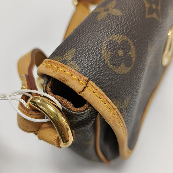 TIKAL Monogram Coated Canvas Brown